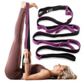 SPECIAL SUPPLIES Yoga Strap for Stretching, Stability Training, Fitness, Flexibility, Physical Therapy, Home Workout Equipment, Strength Training, and Pilates (Purple)