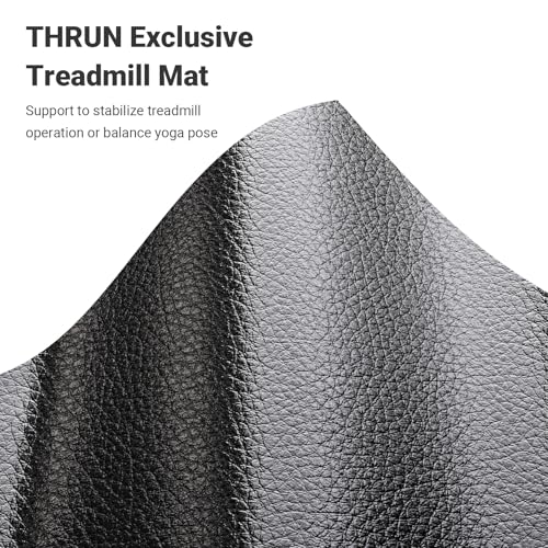 THERUN Home Gym Treadmill Exercise Bike Mat Non-Slip, Workout Mat Thick, Heavy-Duty Floor Mat for Fitness and Yoga, 2 Size Options - size: 51*23.5*0.16 inch