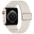 Stretchy Nylon Loop Bands Compatible with Apple Watch 38mm 40mm 41mm 42mm 44mm 45mm 49mm Adjustable Soft Elastics Strap Compatible with Apple Watch SE Ultra iWatch Series 8/7/6/5/4/3/2/1 - color: 1-Starlight, size: 38mm/40mm/41mm/42mm(Series 10)