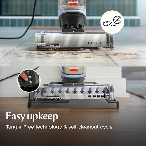 Bissell CrossWave Edge Zero-Gap Wet Dry Vacuum Mop, 4111A | Powerful suction for tile floors and stain removal; zero-gap edge reaches baseboards and corners - style: CrossWave Edge