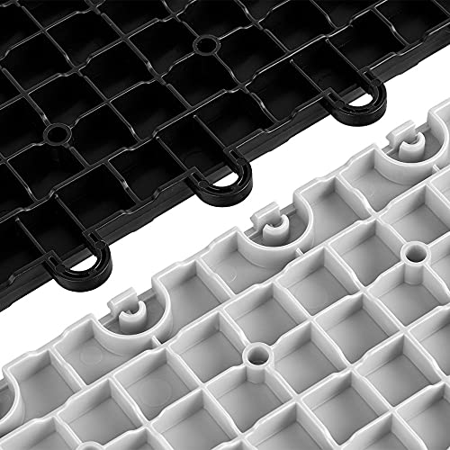 Speedway Garage Floor Mat Kit for Motorcycle, Small, Grey/Black - color: Grey/Black, size: Garage Kit - Motorcycle