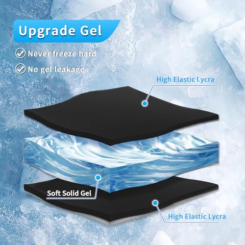 Wrist Ice Pack Wrap for Pain Relief Reusable Wrist Brace Cold Gel Gloves Hand Thumb Ice Packs for Injuries Surgery Recovery Hot Cold Compress Therapy for Carpal Tunnel Tendonitis Swelling Arthritis - style: Wrist-Black