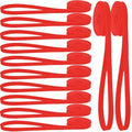 12-Pack Resistance Bands Set - Pull Up Assist, Strength Training & Physical Therapy for Home Gym | Exercise Loop Bands for Men & Women - color: Red 15-35lbs
