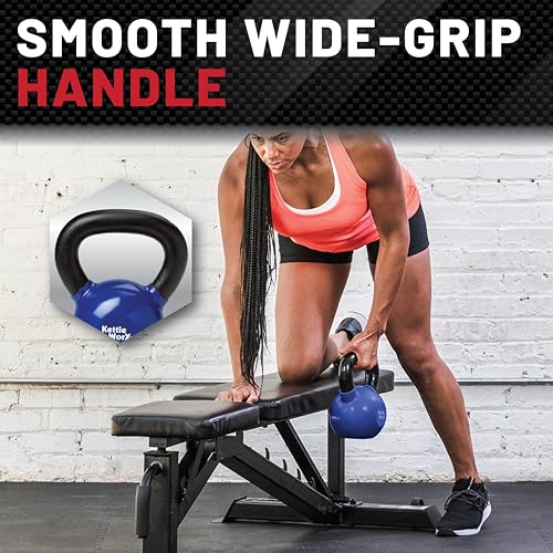 Kettleball Weight for Strength Training, Conditioning, and Fitness - size: 5 LB