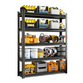 72" H Garage Shelving Unit, Garage Storage Shelves 2500LBS Heavy Duty Shelving, Adjustable 5 Tier Metal Shelving Utility Shelf, Storage Rack for Industrial, Warehouse, Basement (16" D*36" W*72" H) - size: 16" D*36" W*72" H