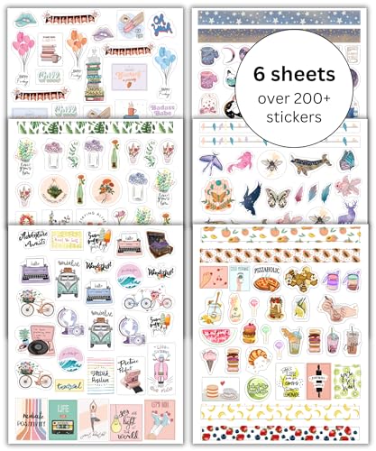 Lamare Decorative Daily Planner Stickers – Calendar Stickers for Journaling - style: Decoration Stickers