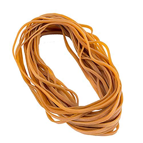 Super Size Rubber Bands - 60 Pcs Large Heavy Duty Latex Rubber Bands, Thick Multi Function Elastic Wrapping Bands Long for Office Outdoor Tie Up Garbage Bag Notebook File Packing Moving