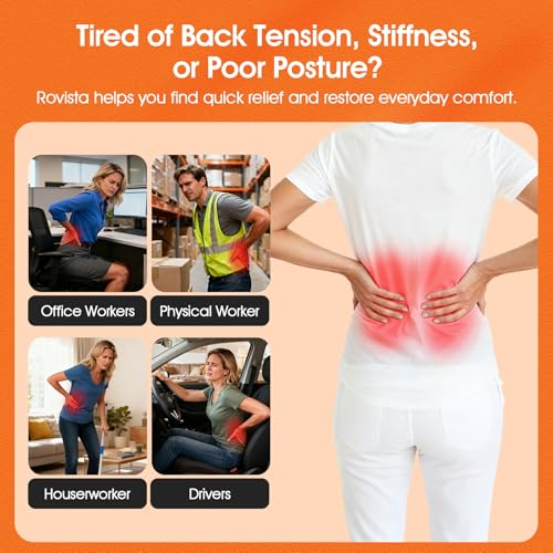 Premium Back Stretcher for Lower Back Pain Relief – 4-Level Adjustable Lumbar Support Board with Soft EVA Massage Strip – Durable & Portable Back Cracker to Release Tension and Reset Your Day (Black) - color: Black