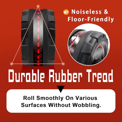 Ab Roller Wheel,Stable Wide Wheel For Beginner,Men,Women,Abs & Core Workout Equipment For Home Gym With Knee Pad,Abdominal Wheel For Full-Body Strength Training - color: silvery wide wheel