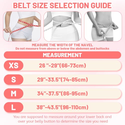9mm Leather Fitness Weight Lifting Belt for Women&Men with 4 Inches Padded Lumbar Support for Power Lifting Workout & Squats Exercise - color: Pink, size: Extra Small