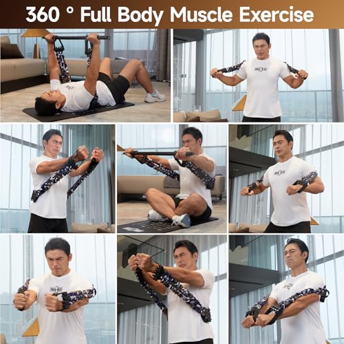 Innstar Multi-Function Resistance Bands for Working Out, Push Up Exercise Bands Resistance Bands Set for Bench Press Gym Equipment, Home Workout, Travel Portabl - color: Desert 200LBS Women