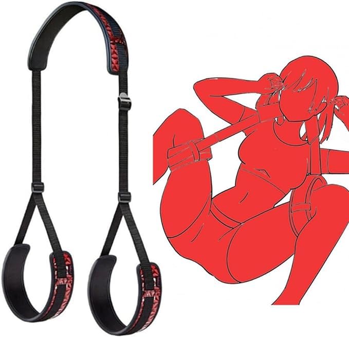 Sex Bondage Legs Restraints Thigh Sling with Adjustable Straps for Couple Sex Toy BDSM Restraints Harness Open Legs Spreader Sexy Toys for Couples Sweater Yoga ZHCH-Of15