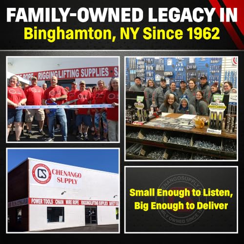 DD Sling 1 Inch x 3 Foot Nylon Lifting Sling – USA Made, 3,200 lb Vertical, 2,600 lb Choker, 6,400 lb Basket – 2-Ply Heavy Duty 900 Webbing, Type 4 Twisted Eye & Eye Rigging Sling - size: 1" x 3'