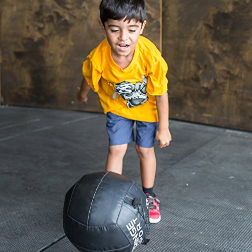 FringeSport Kid's Medicine Ball 2lb, 4lb, or 6lb / for Strength, Conditioning, Crossfit, & More/Youth Fitness Equipment
