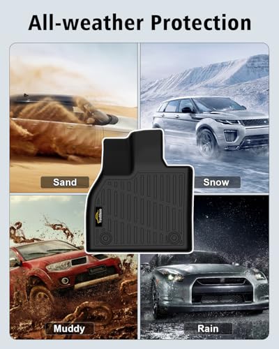 Floor Mats & Cargo Liner Custom Fit for Toyota C-HR 2026 All Weather TPE Rubber Floor Liners Full Set Automotive Mat for Toyota C-HR Accessories, Black - size: For Toyota C-HR 2026