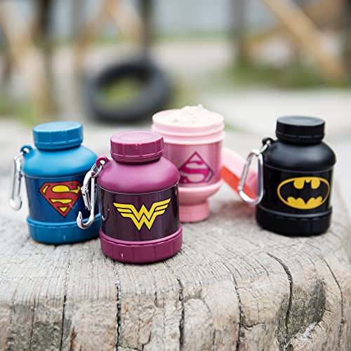 Smartshake DC Comic Bundle - Batman Protein Shaker Bottle – 900ml Leakproof Stainless Steel Water Shaker with 50g Protein Powder Storage Funnel
