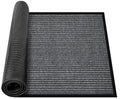 MYFAMIREA Commercial Floor Mat 2' x 3' Extra Large Front Door Industrial Rug Heavy Duty Brush Step Entrance Mat Weather Utility Rug with Non Slip Rubber Backing Low Profile for Entryway, Charcoal Grey - size: 2 x 3 Feet