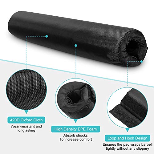 Weightlifting Pad, Portable and Lightweight, Cushioned Foam for Weighted, for Squats Lunges Hip Thrusts