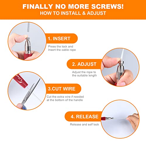 Jump Rope, High Speed Weighted Jump Rope - Premium Quality Tangle-Free - Self-Locking Screw-Free Design - Jump Ropes for Fitness - Skipping Rope for Workout Fitness, Crossfit & Home Exercises - color: Red