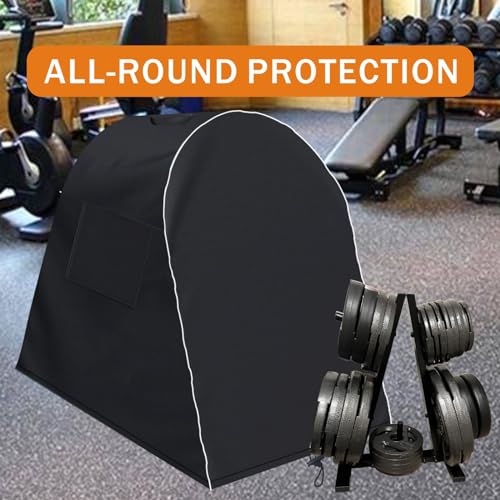Strength Training Plate Tree Cover, Barbell Weight Rack Cover, For Home Gym CAP Triangle Barbell Weight Rack, Strength Training Tree Weight Plate Rack (Cover Only) - size: 40x20x29