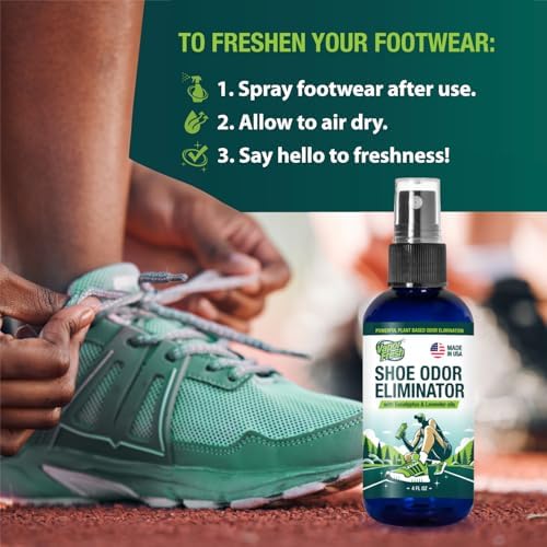 Vapor Fresh Shoe Deodorizer Spray, 4oz (Eucalyptus Lavender) - For Boots, Sneakers, Cleats, Sandals and More - Powerful Shoe Odor Eliminator With Essential Oils (3-pack) - size: 4 Fl Oz (Pack of 3)