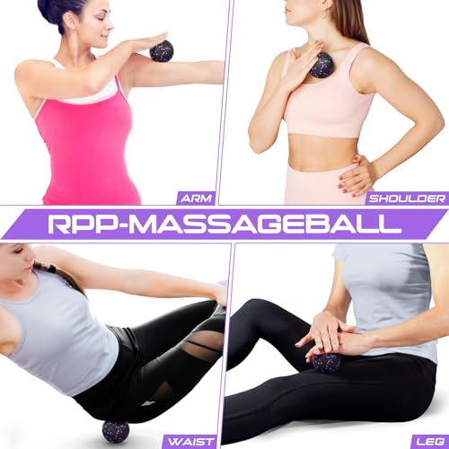 RENRANRING Resistance Bands for Working Out, 150LBS Exercise Bands, Workout Bands, Resistance Bands Set with Handles for Men Women, Legs Ankle Straps - color: Pink, Green, Light-purple, Purple, Black, size: 51.0 inch