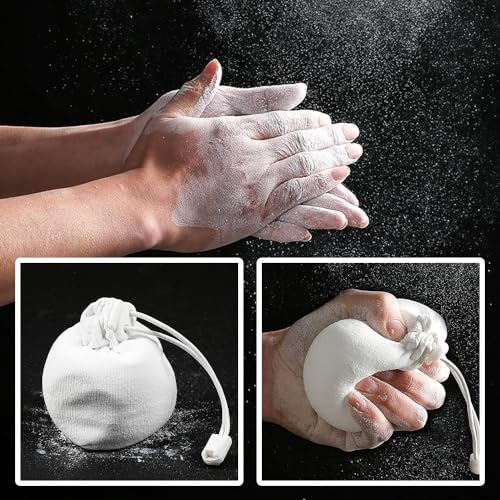Climbing Chalk Bag for Rock Climbing - with Chalk Ball - Adjustable Black Chalk Bag Bouldering for Rock Climbing Equipment - color: Black