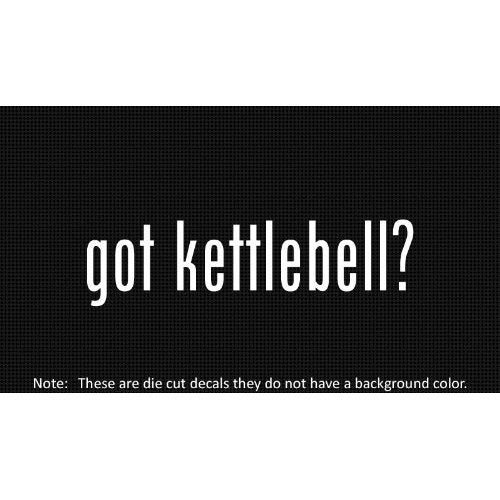 RDW (2X) Got Kettlebell Logo Sticker Vinyl Decals