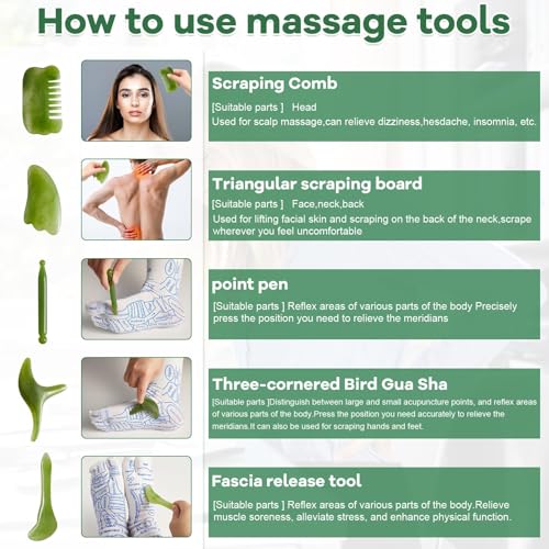 Reflexology Socks with Gloves Tools Set Foot Massage Socks Reflexology Socks with 5 Tools Socks with Trigger Point Massage Tool Acupressure Socks Reflexology Foot Massage Socks for Women and Men