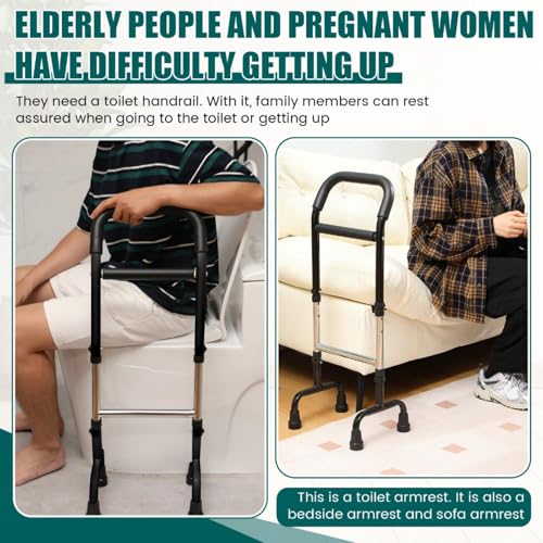 Walking Cane Standing Aids and Supports Adjustable Cane Stand Assist Aid for Elderly up to 300lb Height Adjustable 28.74-36.22 in Mobility for Seniors, Adults and Assistance - color: Black