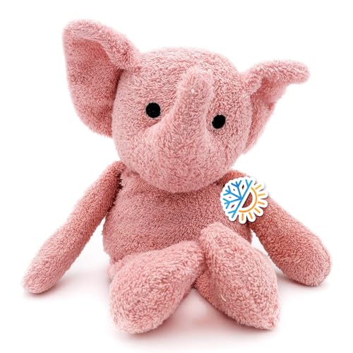 Thermal-Aid® (Tiny The Elephant) – Washable Heating Pad & Ice Pack – Plush Hot/Cold Pack with Natural Corn Filling – Reusable Comfort - size: Zoo Elephant