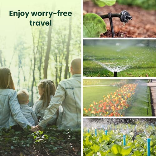 WiFi Water Timer, Hose Timer 984ft Long Range RF with Gateway, App Control, 8-Month Battery, Weather Delay, 3/4" Smart Irrigation Controller - style: 3-Zone