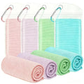 Amgico 4 Pack Cooling Towel for Neck and face(40"x12"), Cooling Neck Wraps, Quick Dry Towels, Ice Towel for Gym, Yoga, Running, Workout - color: Macaron Mint Green/Macaron Pink/Macaron Light Purple/Macaron Light Blue