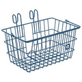 Retrospec Apollo-Lite Lift-Off Bike Basket - Detachable Steel Handlebar Basket with Carrying Handle for Commuting, Shopping & Beach Trips - 14.5in x 9.5in Weather-Resistant Biking Gear - color: Navy