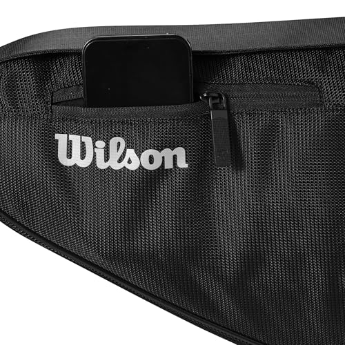WILSON RF Tennis Racket Cover-Black - size: Holds 1 Racket