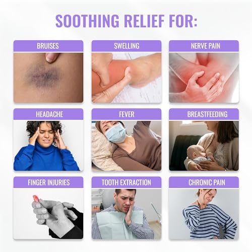 ICEWRAPS 4 inches Round Reusable Ice Packs with Cloth Backing 5-Pack Purple | Easy to Use Hot and Cold Gel Pack, Flexible Cold Packs, Leak-Resistant, Sensitive Skin Safe, Made in Canada, FSA-HSA Eligible - style: Purple- with Cloth Backing