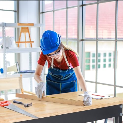 48" Adjustable Work Bench, Rubber Wood Top Workbench | Heavy-Duty work table with Power Outlet,workbenches Wheels, 2000 LBS Load Capacity Hardwood Work Benches for Garage - size: with socket and wheels, 48