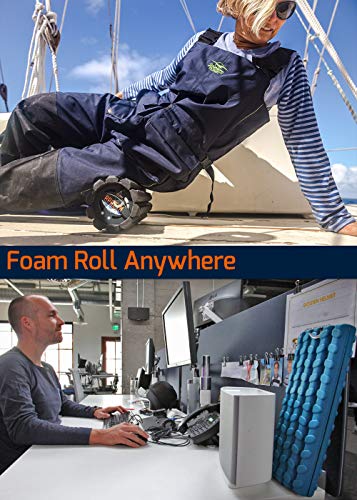 Brazyn Morph Foam Roller: Collapsible Travel Foam Roller for Back Pain Relief, Workout Muscle Recovery, Back Massager, Deep Tissue Leg Massage, Back Cracker (Sunset Orange, Traditional) - color: Sunset Orange, size: Traditional