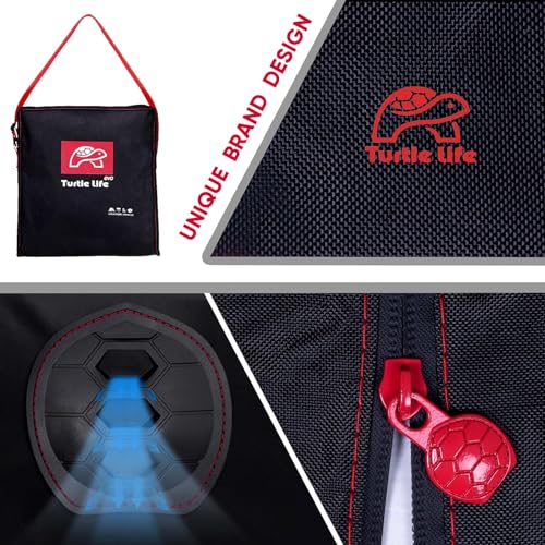 Turtle Life BBQ Grill Cover, 46 Inch Heavy Duty Waterproof Barbecue Gas Grill Covers for Flat Top Griddle, Anti-Fading Cover for Gas Grill, Black - color: Black, size: EVO-46in