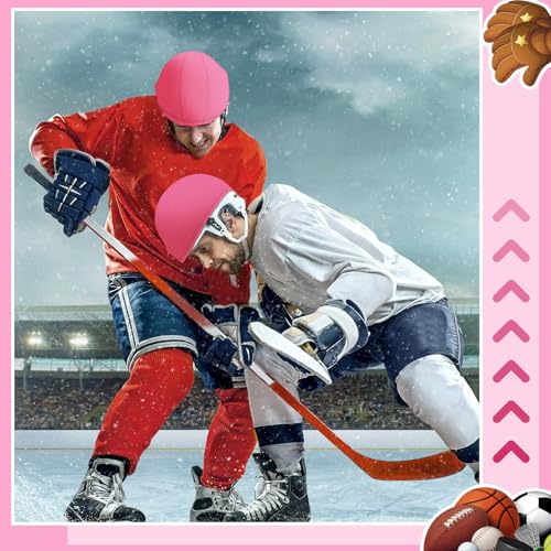 Ramede Football Helmet Covers for Practice Scrimmage Cap Helmet Cover Scrimmage Cap for Youth Adult Football Hockey Training Accessories 10.4 Inch in Diameter - color: Pink, size: Regular Style