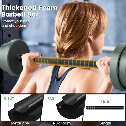 GYMAX Adjustable Dumbbell Set, 4 in 1 Free Weight Set with Connector, 92/47 LBS Used As Dumbbells, Barbells, Kettlebells, Push up Stands, Weight Lifting Training Equipment for Home Gym Workout Exercise - color: 47 LBS