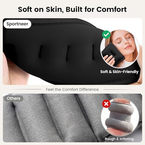Sportneer Ankle Weights Wrist Weights Pair of 1/2/4/6/10 LBS for Men Women Kids Strength Training Wrist and Ankle Weights Set with Reflective Strips for Dancing Running Walking Fitness Workout Gym - color: Black, size: 1 lbs x 2