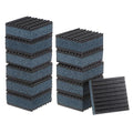 HARFINGTON 12pcs Rubber Anti Vibration Pads 2" x 2" x 7/8" Isolation Vibration Absorbing Pad Damping Mat Anti-Skid Noise with EVA Center for Air Compressor Conditioner Treadmill Washer