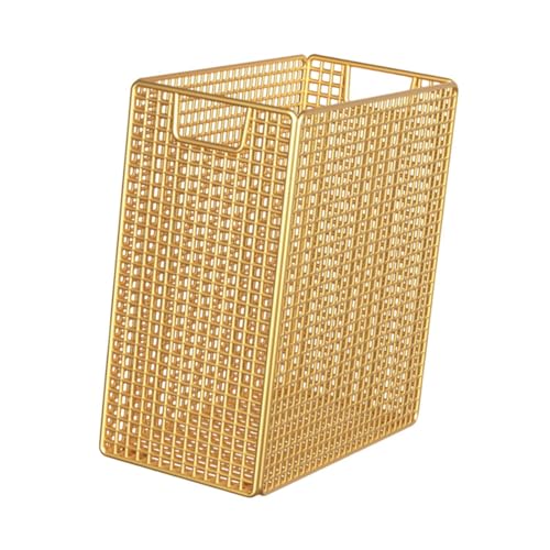 Yoga Mat Storage Rack Fitness Equipment Organizer Portable with Handle Laundry Hamper Basket for Bedroom Workout Room Dorm, Gold