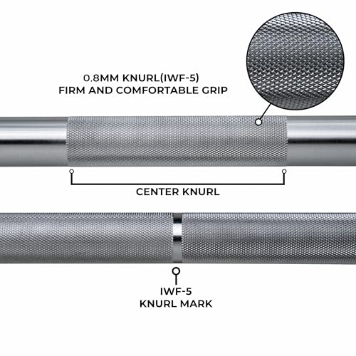 Professional Weightlifting Barbell, Olympic Bar for Weightlifting, 2000lbs Weight Capacity 215K PSI Weight Bar Fit 2"