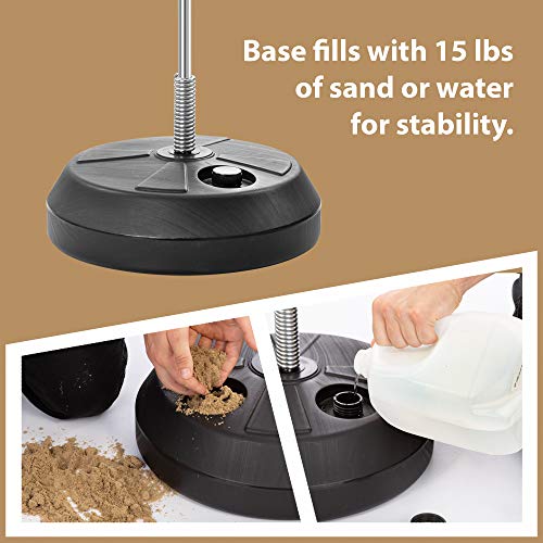 Tech Tools Punching Bag with Stand Adjustable Boxing Speed Bag Teens Adults - style: Adult