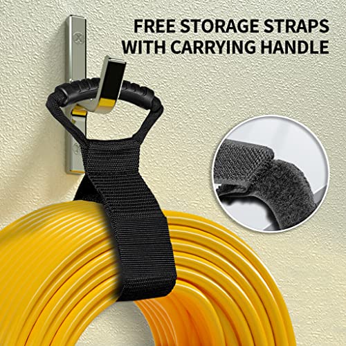HUANCHAIN 500 ft Outdoor Extension Cord Waterproof 12/3 Gauge Heavy Duty with Lighted end, Flexible Cold-Resistant 3 Prong Electric Cord Outside, 15Amp 1875W 12AWG SJTW, Yellow, ETL - color: Yellow, size: 500FT