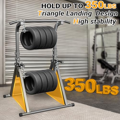 YYJO Foldable Pull Up Bar Free Standing Multi-function Power Tower Dip Bar with Assistance Bands Home Gym Strength Training Equipment - color: Black 01