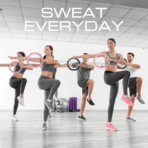 Yes4All Power Ring 10lbs, Weight Ring, Weighted Circle, Kettlebell for Yoga Exercise, Aerobics, Home Fitness, Core Training - color: A. Black - 10lb