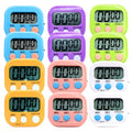 12 Pack Multi-Function Electronic Timer - Kitchen Timer,Magnetic Digital Timers,Big LCD Display, ON/Off Switch,Extensively Use in Cooking,Gym, Meeting, Classroom,Kitchen,Study,Work,Outdoor Activities - size: 12